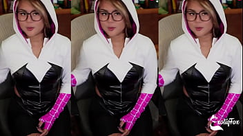 Preview 1 of My Sister Is A Whore - GWEN STACY GETTING HARDCORE FUCKED BY VENOM - ExotiqFox Solo Gooner Girl Masturbation Gooning