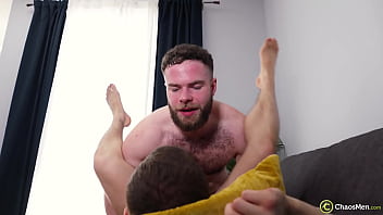 Preview 4 of Xxx Hd Video Sele Pake - Hairy Bearded Muscle Smashes Cute Twink From MTL - Marcus McNeill,  Ryan Jacobs - FULL SCENE - ChaosMen
