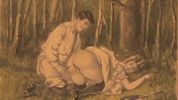 Preview 3 of Xxx Video Fulu Hd - vintage erotic drawings