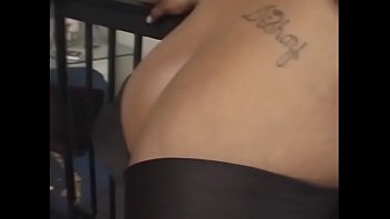 Preview 1 of Anal Pantyhosemom - Black bbw Nikka with big butt and huge bossoms fucked by boyfriend