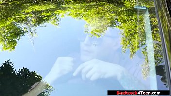 Preview 1 of Sanelawan Xxx Videos - Brunette rides bbc while bf is watching