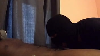 Preview 2 of Daughter First Time Ever - Dominican sucks a straight guy from Haiti
