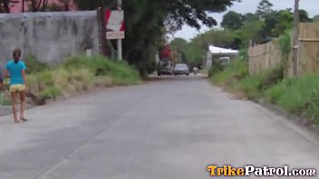 Preview 1 of Sanpre Anal - TRIKEPATROL Two Asian Friends Share Tourist Big Dick