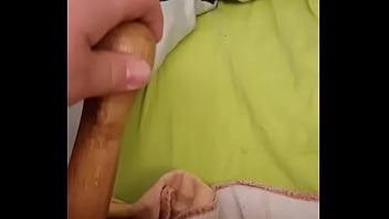 Preview 4 of Xxx Susanna Salty Video - Man Fuckf ass with wood dildo