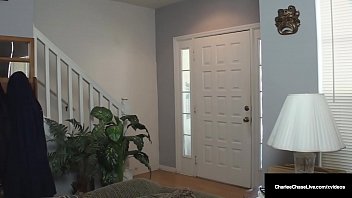Preview 1 of Ivana Sugar Nurse - Cheating Cougar Wife Charlee Chase Sucks The Plumber Dry!
