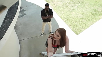 Preview 1 of Japanese Mom Vs Son Xxx - Im staring straight at my teen neighbors lost pussy alright