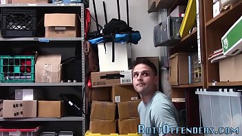 Preview 1 of Red O E - Gay amateur thief gives blowjob