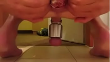 Preview 4 of Gif Femdom Eggs - Big Anal Plug Teen,  shave hot - my video