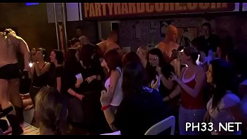Preview 1 of Big Black Clock Fuck - Gangbang wild patty at night club