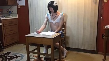 Preview 1 of Xxxof Dani Liony - Sissy School Girl
