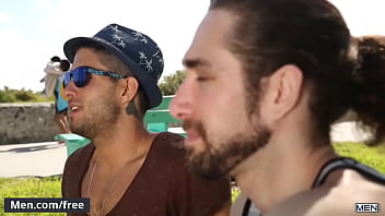 Preview 2 of The Frends - Diego Sans and Roman Cage - Partners Part 2 - Drill My Hole - Trailer preview - Men.com