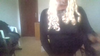 Preview 1 of Geile Sau Spritzt Ab - shemale webcam 3 very hot