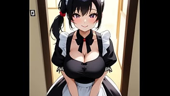 Preview 1 of Milf Pornstar Hardcore - Whisper ASMR 2-1,  kawaii maid (Japanese,  Hentai,  AI-generated)