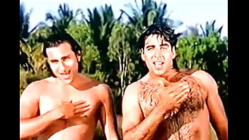 Preview 4 of Mini Skirt Handjob - Akshay Kumar,  Saif Ali Khan caught without Underwear