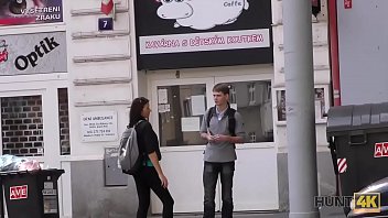 Preview 1 of Xenia Tchoumitcheva Video Sex - HUNT4K. Seasoned hunter gives money to poor couple and bangs girl