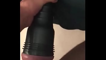 Preview 3 of Big Boobs Drinking - Gets Creamy With The Fleshlight Hot Amateur