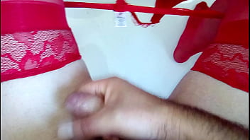 Preview 1 of Leather Smoking Milf - jute de p&#039_homme