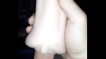 Preview 3 of Orals Precumming Uncut - Stroking long dick