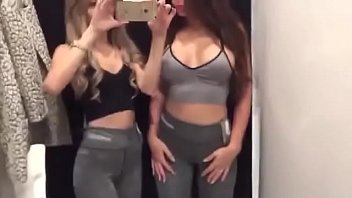 Preview 1 of Girl Use Vibreter - Lesbians fuck in shopping