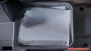 Preview 1 of Manglsahoo - Bound waxed bdsm babe pussy stretched