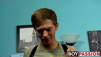 Preview 1 of Puja Roy Hot Movies - Twink Aaron Stang fucks for facial after sucking big cock