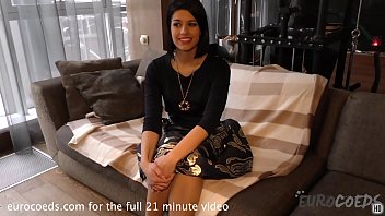 Preview 1 of Femily Sex - 24yo office girl caroline does her first ever nude video