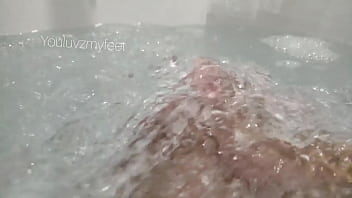 Preview 1 of Kpk Banu Sex - Footfetish slow motion male feet in water