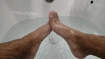 Preview 4 of Kpk Banu Sex - Footfetish slow motion male feet in water