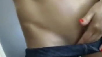 Preview 4 of Asian Girl Fuck A Foreigner - Sexy fitness girl Sarah stripping it off for me at home
