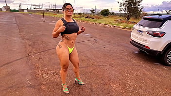 Preview 3 of Nausty Mom - Just a little bit of the interview and the slutty stuff we do outdoors on the side of the road,  I fucked the hottie&#039_s ass and came inside. Full on Sheer.com and Red Vagninho e Luna Oliveira