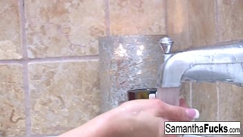 Preview 1 of Scoding Webwebcam - Samantha bath tub sex with Abigail Mac
