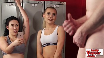 Preview 4 of Kurabiye Satan Kz - Voyeur babes tease maintenance man