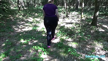 Preview 1 of Chainis Xxx Move - Young Chubby with Big Ass Suck and Fuck in Forest!