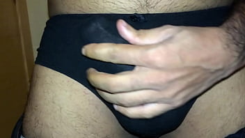 Preview 1 of Sridevi And Shahrukh Khan - Wearing Neighbor&#039_s Stolen Black Cotton Panty at work place and feels horny!