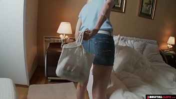 Preview 1 of Sabita Pov - Blonde Beauty Waking Her Man For An Anal Quickie