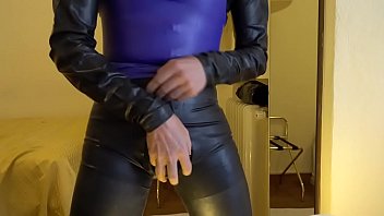 Preview 2 of Sanil Sxe - The purple latex dress