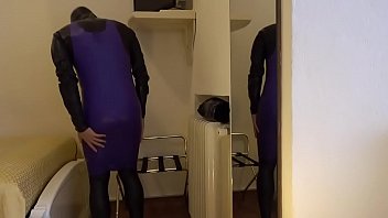 Preview 1 of Sanil Sxe - The purple latex dress