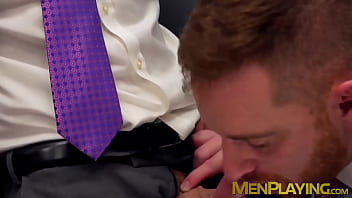 Preview 3 of Lock Kholo - Bearded businessman hunk tearing up some tight butt