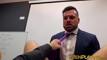 Preview 4 of Lock Kholo - Bearded businessman hunk tearing up some tight butt