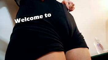 Preview 1 of Small Baby Xxx Sexy - Incredible Body Skinny Girl Has Fat Ass and Puffy Cameltoe