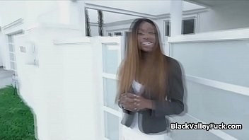 Preview 1 of Www Teenisporn Com - Banging my hot big tit black reality agent