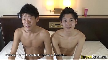 Preview 1 of Mom Seduces Daughter Porn - Japanese twinks cumming after anal