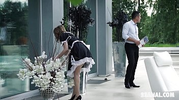 Preview 1 of Bbc With Tight - French Maid Cornelia Succumbed to the charm of the house owner
