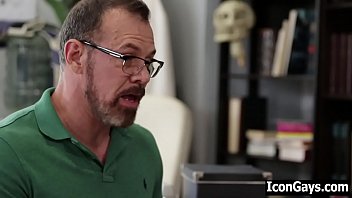 Preview 2 of Polish Granny Nifty Bisexual - Young latino acting student fucks older teacher - gay and twink