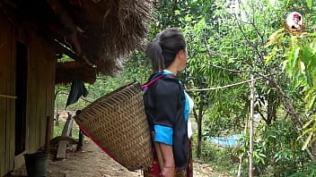 Preview 2 of Hollywood Sex Muth Marna Girl - Xav ua thaum hluas