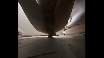 Preview 3 of Kitchen Neighbor Fucking - Dildo playtime in yellow Bodystocking