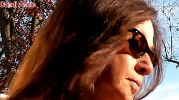 Preview 4 of Clips Suck By The Pool - Mature Candi Annie Outdoor Cock Milking and Cum Swallow