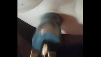 Preview 1 of Sleeping Asian Girl Cummed On - Using the fuck saw with a huge toy