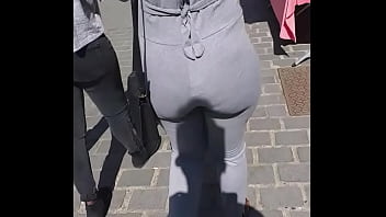 Preview 3 of Pornkarte - Candid teen ebony with booty bubble ass