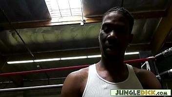 Preview 2 of Ibu Guru Bdsm Slave - Mature Blonde Reporter Gangbanged By Black Boxers - Alura Jenson